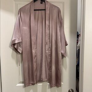 Victoria’s Secret pink satin robe